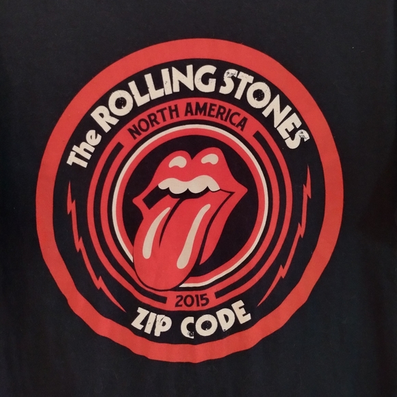 The Rolling Stones 2015 Zip Code concert t shirt - Picture 2 of 7